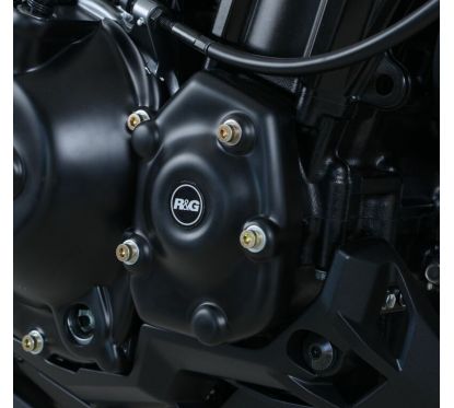 Couvre-carter droit (démarreur) R&G RACING noir Kawasaki Z900
