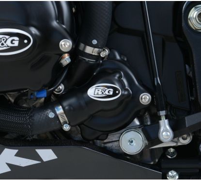 Couvre-carter gauche (pompe à eau) R&G RACING noir GSX-R 1000