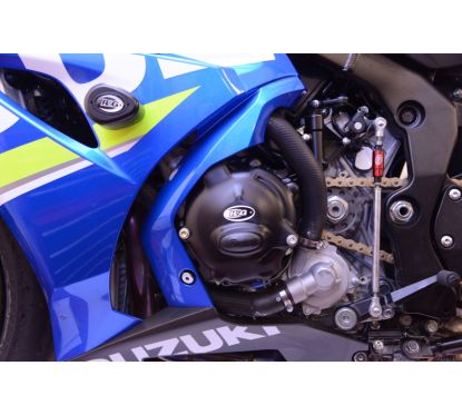 Couvre-carter gauche R&G RACING Race Series noir Suzuki GSX-R1000