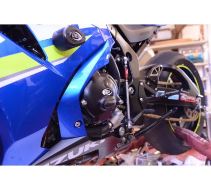 Couvre-carter gauche R&G RACING Race Series noir Suzuki GSX-R1000