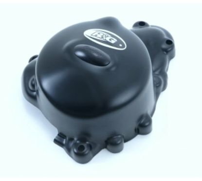Couvre-carter gauche R&G RACING Race Series noir Triumph