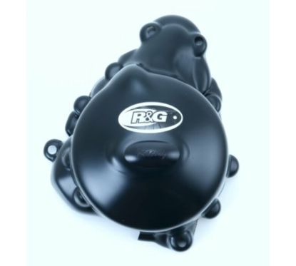 Couvre-carter gauche R&G RACING Race Series noir Triumph