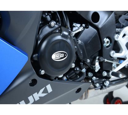 Couvre-carter gauche R&G RACING noir Suzuki GSX1000S