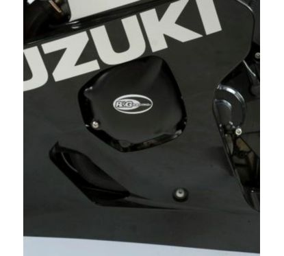 Kit couvre-carter R&G RACING noir Suzuki GSX-R600 (2 pièces)