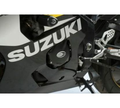 Kit couvre-carter R&G RACING noir Suzuki GSX-R600 (2 pièces)