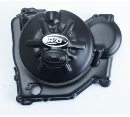 Couvre-carter gauche R&G RACING  Race Series noir Aprilia RSV4