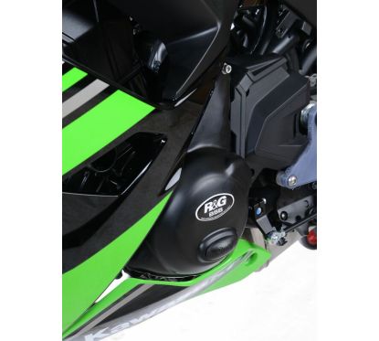 Couvre-carter gauche R&G RACING Race Series noir Kawasaki