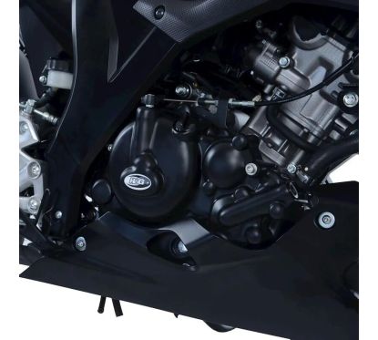 Couvre-carter droit (embrayage) R&G RACING noir Suzuki GSX-R125
