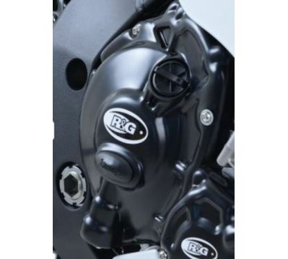 Couvre carter R&G RACING Race Series droit (embrayage) noir Yamaha R1