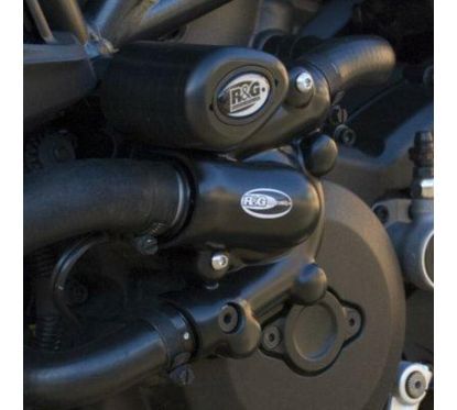 Couvre-carter gauche (pompe à eau) R&G RACING noir Ducati