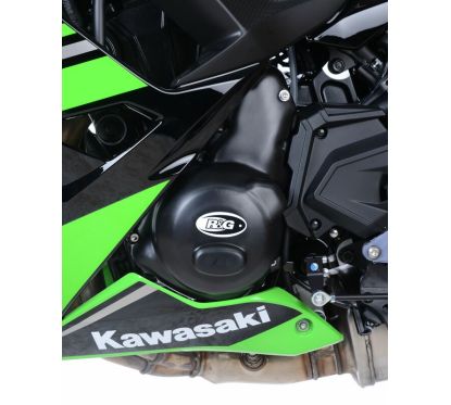 Couvre-carter gauche R&G RACING noir Kawasaki Z650