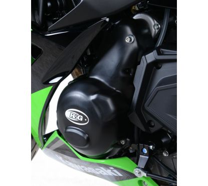 Couvre-carter gauche R&G RACING noir Kawasaki Z650