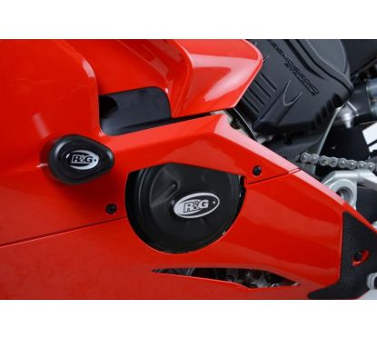 Couvre-carter d'alternateur R&G RACING noir Ducati Panigale V4/V4S