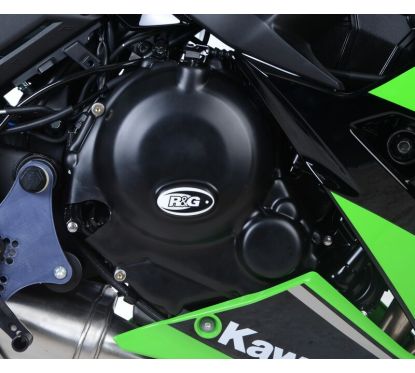 Couvre-carter droit R&G RACING noir Kawasaki Z650