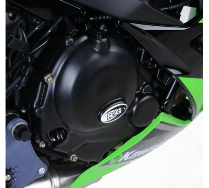 Couvre-carter droit R&G RACING noir Kawasaki Z650