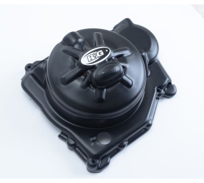 Couvre-carter droit R&G RACING Race Series noir Aprilia Tuono V4