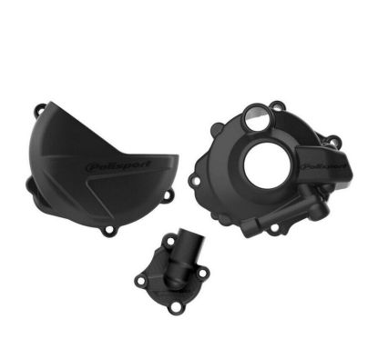 kit protection de carter d'embrayage, d'allumage et de pompe à eau POLISPORT - Honda CRF 250 R (18-22)