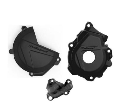kit protection de carter d'embrayage, d'allumage et de pompe à eau POLISPORT - KTM 250 / 350 XC-F / SX-F