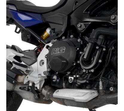 Kit de couvre-carter moteur (alternateur/embrayage) R&G RACING PRO noir