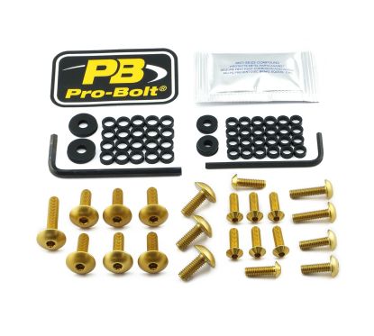 Kit de boulons pour carénage en aluminium pour Honda