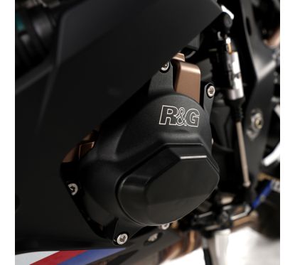 Kit de couvre-carter moteur (alternateur/embrayage) R&G RACING PRO noir