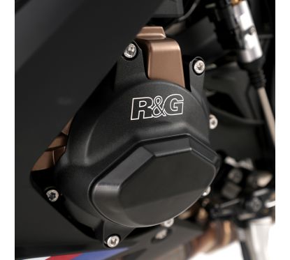 Couvre-carter gauche (alternateur) R&G RACING PRO noir