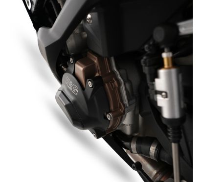 Couvre-carter gauche (alternateur) R&G RACING PRO noir