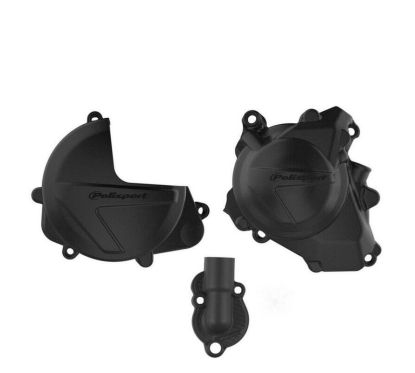 kit protection de carter d'embrayage, d'allumage et de pompe à eau POLISPORT - Honda CRF 450 R (17-22)