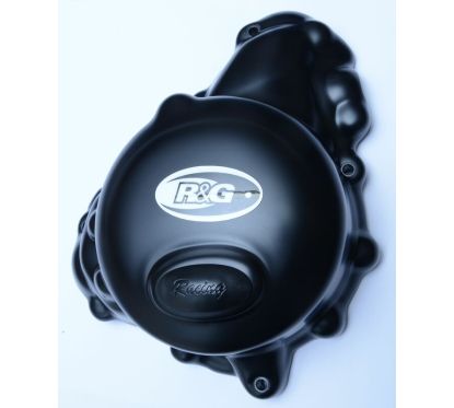 Couvre-carter gauche R&G RACING Race Series noir Triumph