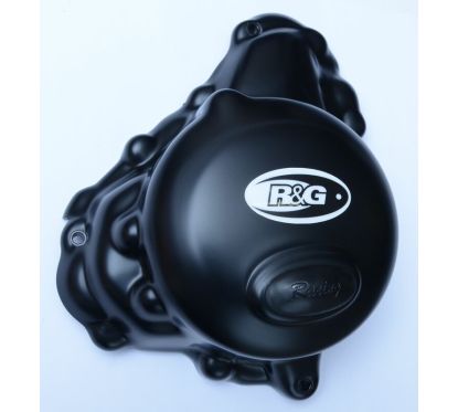 Couvre-carter gauche R&G RACING Race Series noir Triumph
