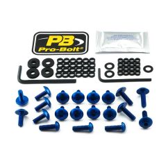 Kit de visserie carénage aluminium pour Triumph