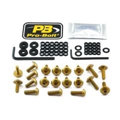 Kit de visserie carénage aluminium pour Triumph