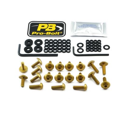 Kit de visserie carénage aluminium pour Triumph