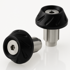 Embouts de guidon BIHR Next Ø14-17mm noir