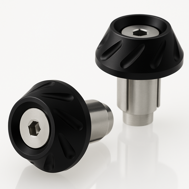 Embouts de guidon BIHR Next Ø14-17mm noir