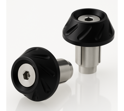 Embouts de guidon BIHR Next Ø14-17mm noir