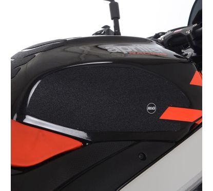 Kit grip de réservoir R&G RACING 2 pièces - noir Aprilia Tuono V4