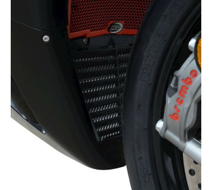 Protection de radiateur (huile) R&G RACING noir Honda CBR1000R-RR