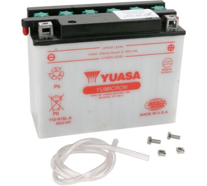 BATTERY YUASA HD DRY Y50-N18L