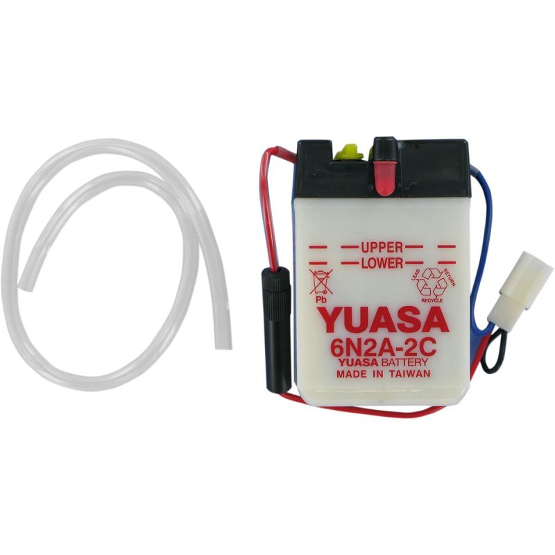 BATTERY YUASA 6-VOLT DRY 6N2A-