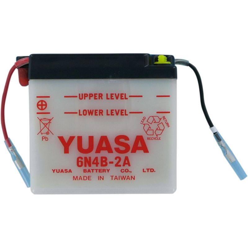 BATTERY YUASA 6-VOLT DRY 6N4B-