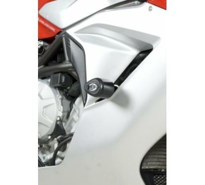 Tampons de protection R&G RACING Aero noir MV Agusta