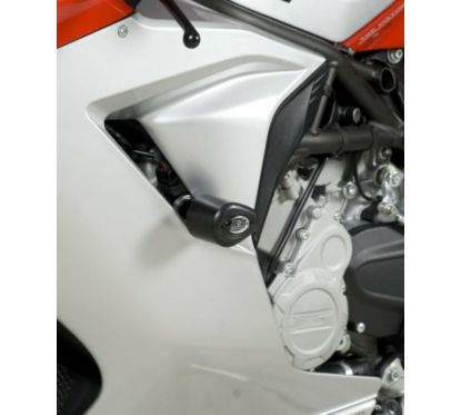 Tampons de protection R&G RACING Aero noir MV Agusta