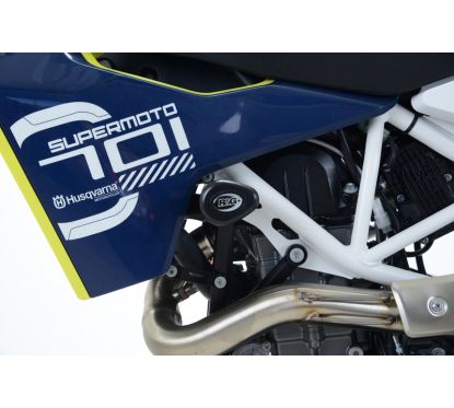 Tampons de protecion Aero R&G RACING noir Husqvarna 701 Supermoto