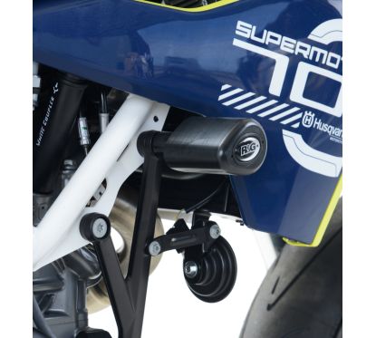 Tampons de protecion Aero R&G RACING noir Husqvarna 701 Supermoto