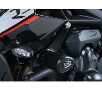 Tampons de protection R&G RACING Aero noir Triumph Street Triple