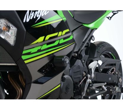 Tampon de protection R&G RACING Aero blanc Kawasaki Ninja 400/Z400