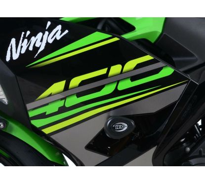 Tampon de protection R&G RACING Aero blanc Kawasaki Ninja 400/Z400