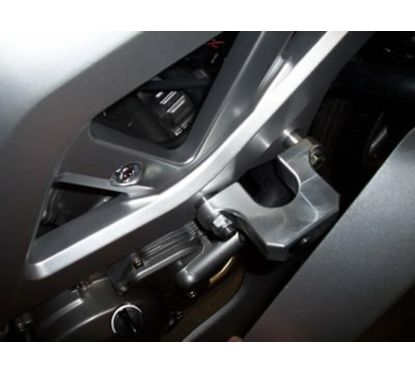 Tampons de protection R&G RACING Classic (axe de bras oscillant) noir Suzuki SV650S carénée