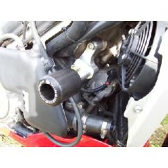 Tampons de protection R&G RACING Aero noir Aprilia Tuono 1000